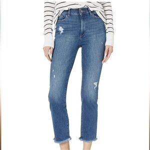 DL1961 Mara High Rise Ankle Straight Instasculpt Jeans in Chancery Sz 27